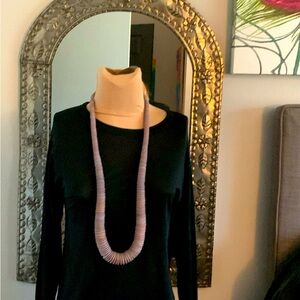 NECKLACE VINTAGE LARGE 90’S GRADUATED BEADS GETTING LARGER AT BOTTOM.